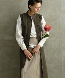 ロング リブニットワンピース」に該当するレディースのその他トップス