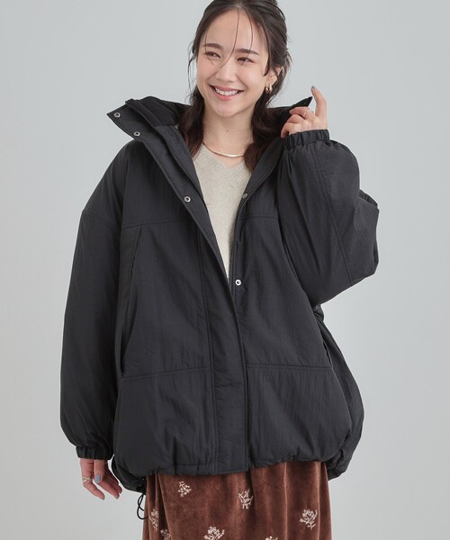 セール】【あったか/撥水/フード取り外し可能】中綿モンスターコート