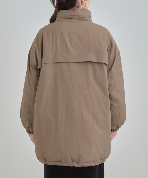 Cutie Blonde（キューティーブロンド）の「【あったか/撥水/フード取り外し可能】中綿モンスターコート（その他アウター・レディース・ダークブラウン/アイボリー/ブラック・00）」の21枚目の写真