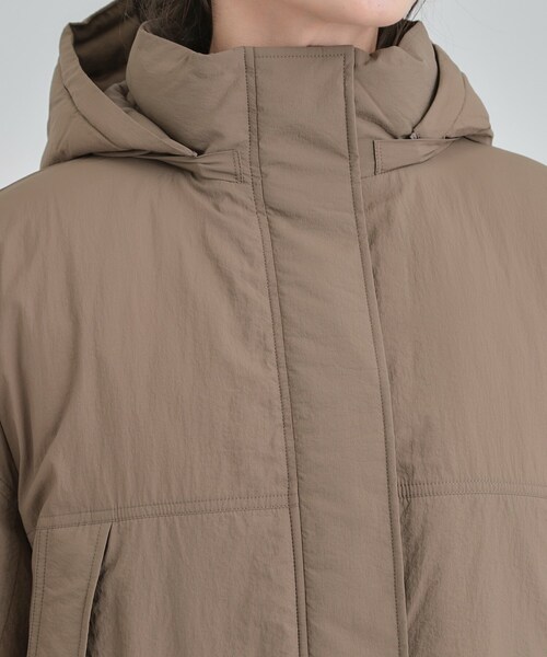 Cutie Blonde（キューティーブロンド）の「【あったか/撥水/フード取り外し可能】中綿モンスターコート（その他アウター・レディース・ダークブラウン/アイボリー/ブラック・00）」の22枚目の写真