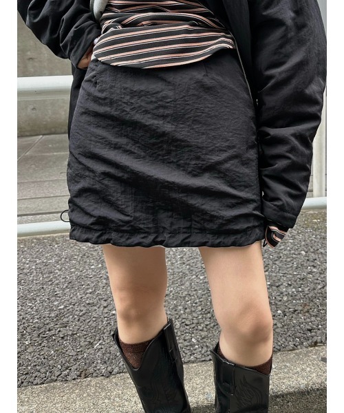 FRENCH TERRY REVERSIBLE SKIRT