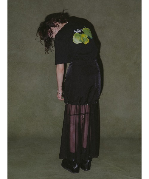 ELCHELE(エルチェレ)の「FRENCH TERRY REVERSIBLE SKIRT(スカート・レディース・ヘザーグレー・36/38)」の10枚目の写真