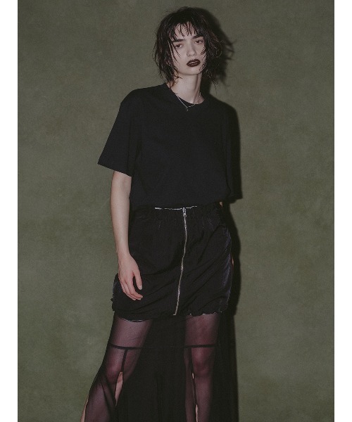 ELCHELE(エルチェレ)の「FRENCH TERRY REVERSIBLE SKIRT(スカート・レディース・ヘザーグレー・36/38)」の8枚目の写真