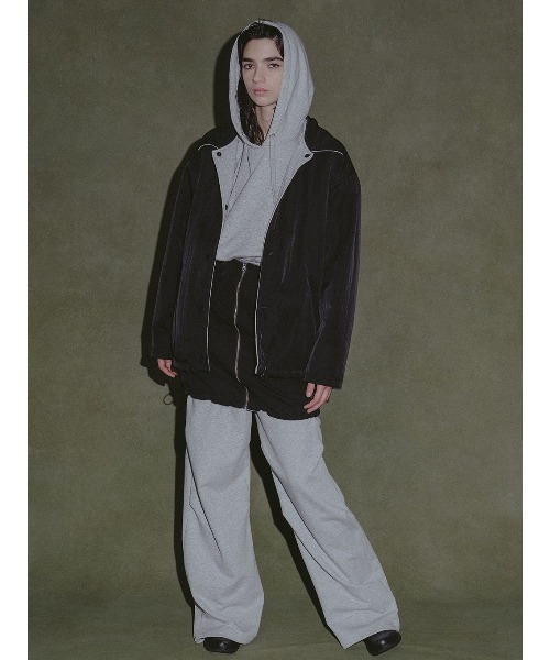 ELCHELE(エルチェレ)の「FRENCH TERRY REVERSIBLE SKIRT(スカート・レディース・ヘザーグレー・36/38)」の12枚目の写真