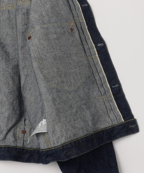 orSlow（オアスロウ）の「Orslow/オアスロウ TYPE1 40S PLEATED FRONT BLOUSE（ブルゾン・メンズ・ネイビー・1/2/3）」の6枚目の写真