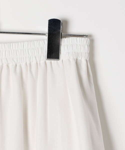 BAYFLOW（ベイフロー）の「[秋冬コーデに抜け感をプラス]コットンレースボリュームスカート（スカート・レディース・ブラック/ホワイト/テラコッタ・FREE）」の7枚目の写真