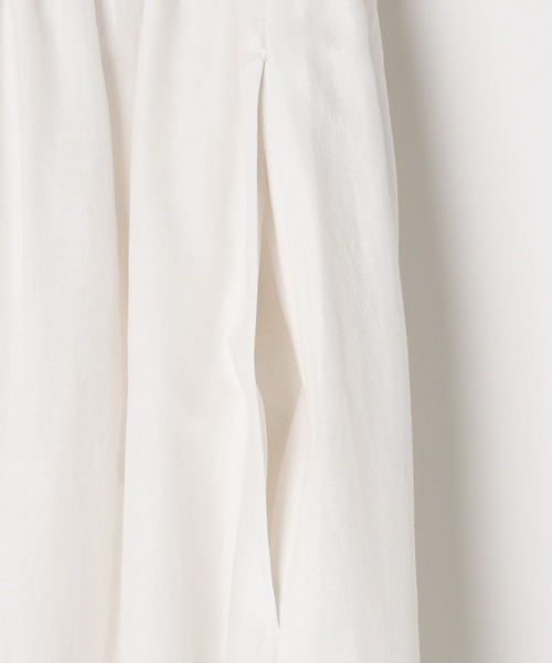 BAYFLOW（ベイフロー）の「[秋冬コーデに抜け感をプラス]コットンレースボリュームスカート（スカート・レディース・ブラック/ホワイト/テラコッタ・FREE）」の8枚目の写真