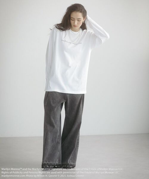 Green　Parks（グリーンパークス）の「■Marilyn Monroe バレエptロンTEE（Tシャツ/カットソー・レディース・ホワイト・FREE）」の3枚目の写真