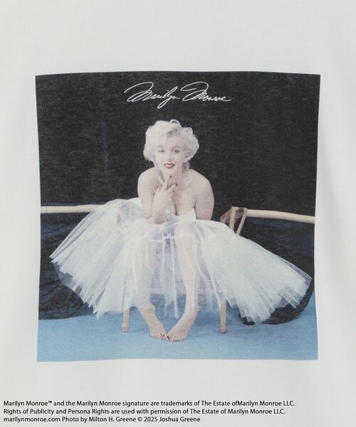 Green　Parks（グリーンパークス）の「■Marilyn Monroe バレエptロンTEE（Tシャツ/カットソー・レディース・ホワイト・FREE）」の15枚目の写真