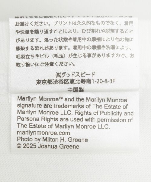 Green　Parks（グリーンパークス）の「■Marilyn Monroe バレエptロンTEE（Tシャツ/カットソー・レディース・ホワイト・FREE）」の19枚目の写真