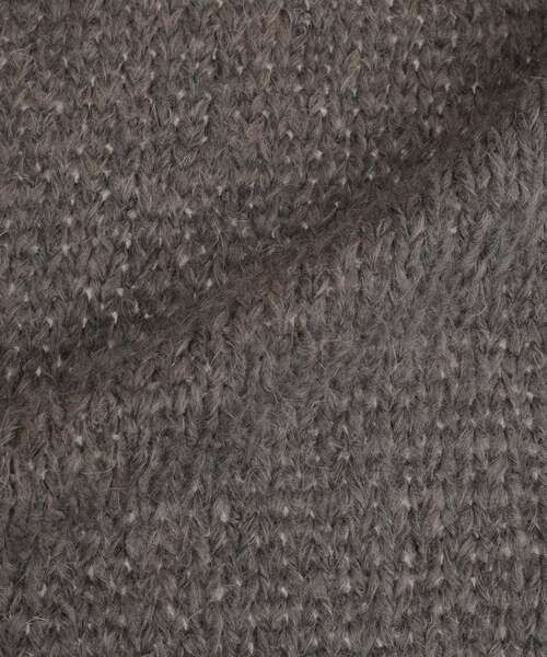 Lourmarin（ルールマラン）の「《別注》【TRICOTS JEAN MARC/トリコット・ジーン・ マルク】モヘアニットカーディガン（カーディガン/ボレロ・レディース・グレイッシュベージュ/ライトグレー/ラベンダー・FREE）」の9枚目の写真