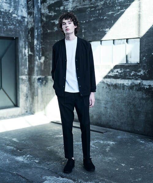 COMME CA MEN（コムサメン）の「【COMME CA MEN BLACK】4WAYテック カーディガン（カーディガン/ボレロ・メンズ・ブラック・M/L）」の2枚目の写真