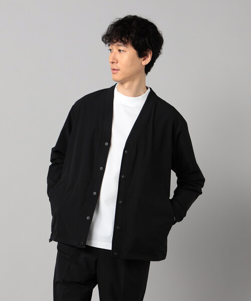 COMME CA MEN（コムサメン）の「【COMME CA MEN BLACK】4WAYテック カーディガン（カーディガン/ボレロ・メンズ・ブラック・M/L）」の6枚目の写真
