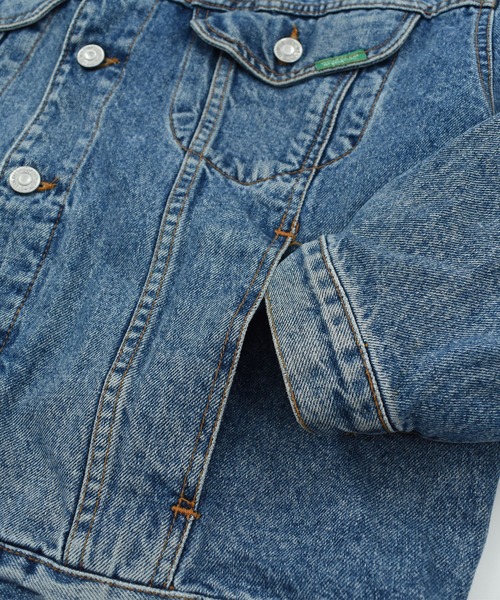 BENETTON (UNITED COLORS OF BENETTON)（ベネトンユナイテッドカラーズオブベネトン）の「【USED】UNITED COLORS OF BENETTON Blue family デニムジャケット（デニムジャケット・メンズ・ブルー・MEDIUM）」の3枚目の写真