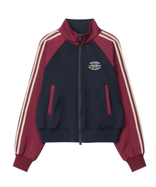 mushwear(マッシュウェア)の「ライントラックジャケット(ジャージ・メンズ・ホワイト/ブルー・SMALL/MEDIUM/LARGE)」の6枚目の写真