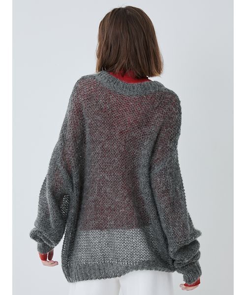 セール】SWAN Hand Stitch Sweater/スワンハンドステッチセーター