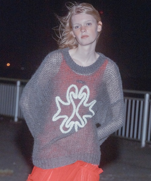 セール】SWAN Hand Stitch Sweater/スワンハンドステッチセーター