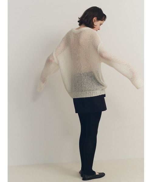 セール】SWAN Hand Stitch Sweater/スワンハンドステッチセーター