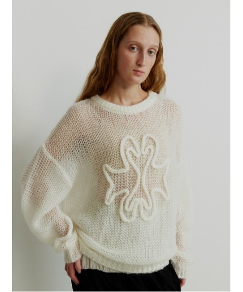 セール】SWAN Hand Stitch Sweater/スワンハンドステッチセーター