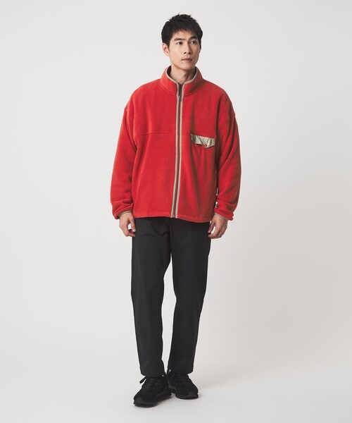green label relaxing（グリーンレーベルリラクシング）の「【WEB限定】＜GLR or＞バルーン フリース ジャケット（ブルゾン・メンズ・レッド/ナチュラル/ダークグレー・S/M/L）」の10枚目の写真