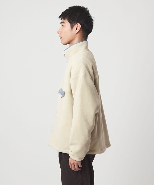 green label relaxing（グリーンレーベルリラクシング）の「【WEB限定】＜GLR or＞バルーン フリース ジャケット（ブルゾン・メンズ・レッド/ナチュラル/ダークグレー・S/M/L）」の12枚目の写真