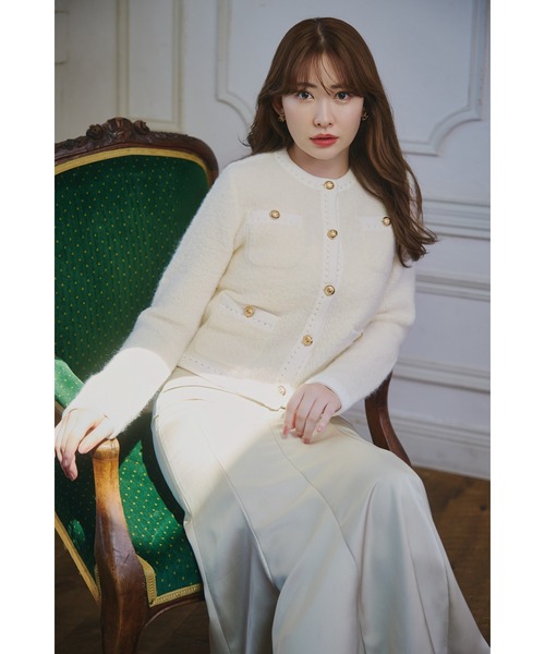 Clarimond Bouncy Knit Jacket（カーディガン/ボレロ）｜Her lip to