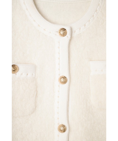 Clarimond Bouncy Knit Jacket（カーディガン/ボレロ）｜Her lip to