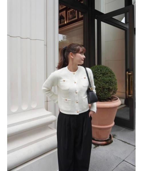 herlipto ♡ Clarimond Bouncy Knit Jacket Clarimond Bouncy Knit Jacket