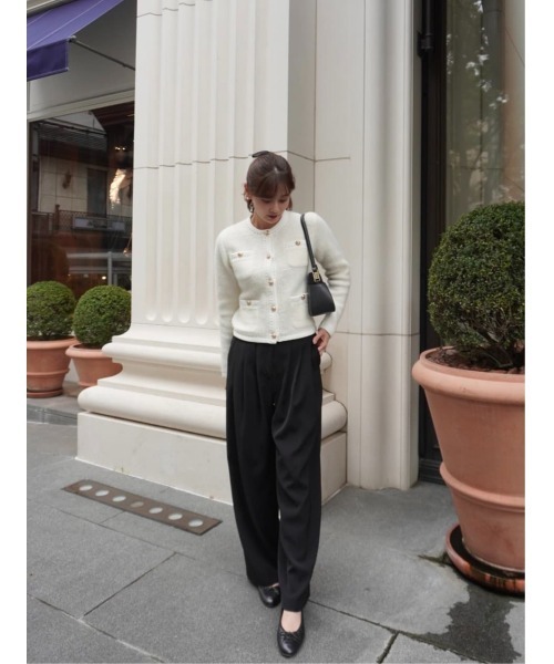 Clarimond Bouncy Knit Jacket（カーディガン/ボレロ）｜Her lip to