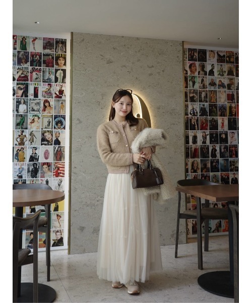 Clarimond Bouncy Knit Jacket（カーディガン/ボレロ）｜Her lip to