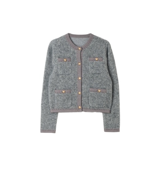 Clarimond Bouncy Knit Jacket（カーディガン/ボレロ）｜Her lip to