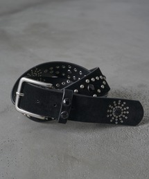 kutir(クティール)のSTUDS FAUX SUEDE DESIGN BELT/スタッズフェイクスエードデザインベルト(ベルト)