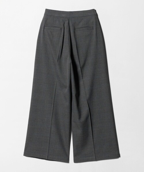 A DAY IN THE LIFE UNITED ARROWS(アデイインザライフユナイテッドアローズ)の「裏起毛 タックワイドパンツ‐ウォッシャブル‐<A DAY IN THE LIFE>(その他パンツ・レディース・その他1/その他3/オフホワイト/ブラック・S/M)」の5枚目の写真