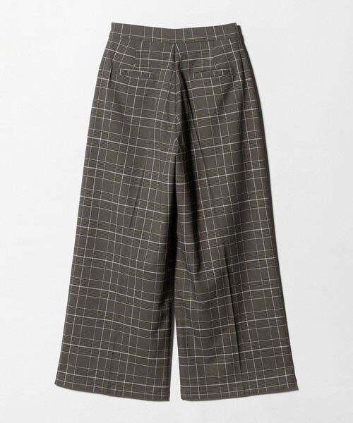 A DAY IN THE LIFE UNITED ARROWS(アデイインザライフユナイテッドアローズ)の「裏起毛 タックワイドパンツ‐ウォッシャブル‐<A DAY IN THE LIFE>(その他パンツ・レディース・その他1/その他3/オフホワイト/ブラック・S/M)」の13枚目の写真