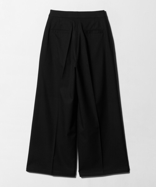 A DAY IN THE LIFE UNITED ARROWS(アデイインザライフユナイテッドアローズ)の「裏起毛 タックワイドパンツ‐ウォッシャブル‐<A DAY IN THE LIFE>(その他パンツ・レディース・その他1/その他3/オフホワイト/ブラック・S/M)」の22枚目の写真