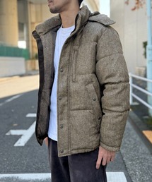 ikka（イッカ）の「【親子コーデ】sorona(R)ツイードライクブルゾン（ダウンジャケット/コート）」