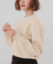 襟付きニット」に該当するホワイト/白色系のファッション通販 - ZOZOTOWN