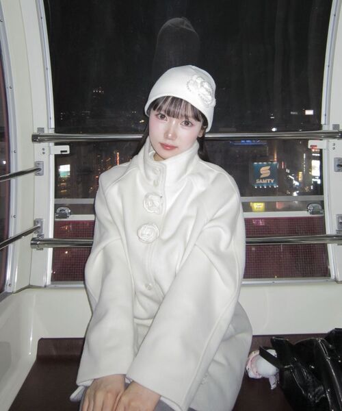 ILLIGO（イリゴ）の「フレールハーフコートアイボリー（チェスターコート・レディース・その他・OS）」の14枚目の写真
