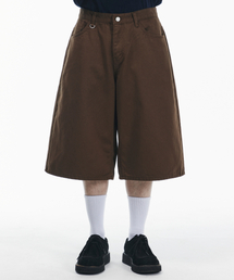 SIGNATURE | サマーコットンDリングバミューダパンツ[ブラウン](その他パンツ)