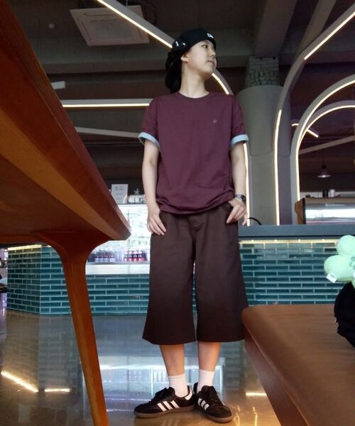 SIGNATURE（シグネチャ）の「サマーコットンDリングバミューダパンツ[ブラウン]（その他パンツ・レディース・その他・SMALL/MEDIUM/LARGE/X-LARGE）」の4枚目の写真