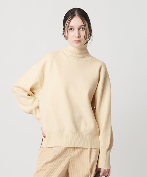 セール】ミラノリブ タートルネック ニットプルオーバー