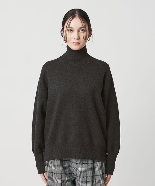 未使用✨ビューティーアンドユース ミラノリブタートルネックニットプルオーバー ミラノリブ タートルネック ニットプルオーバー ウォッシャブル