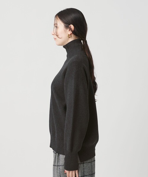 ミラノリブ タートルネック ニットプルオーバー ウォッシャブル