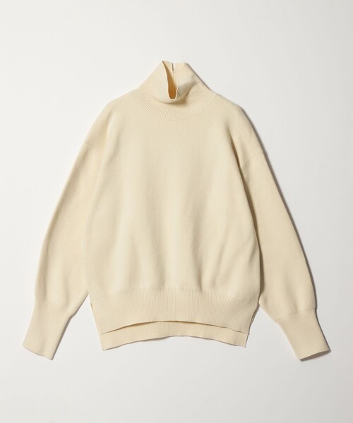 ミラノリブ タートルネック ニットプルオーバー ウォッシャブル