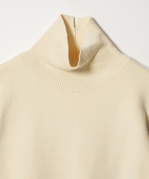 ミラノリブ タートルネック ニットプルオーバー ウォッシャブル