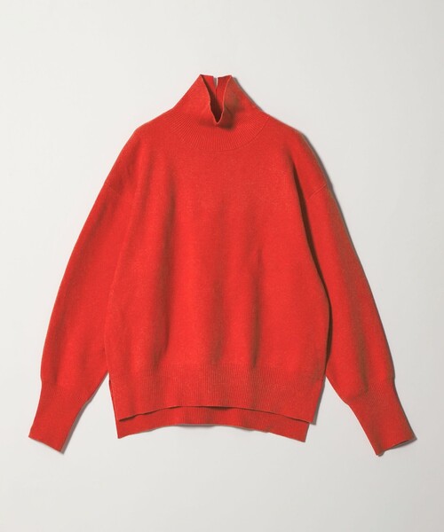 ミラノリブ タートルネック ニットプルオーバー ウォッシャブル