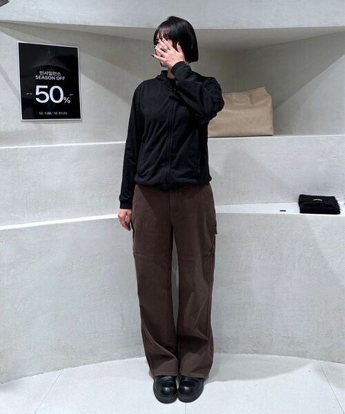 INSILENCE(インサイロンス)の「コードデニムワークパンツ ブラウン(デニムパンツ・レディース・その他・MEDIUM/LARGE/SMALL)」の8枚目の写真
