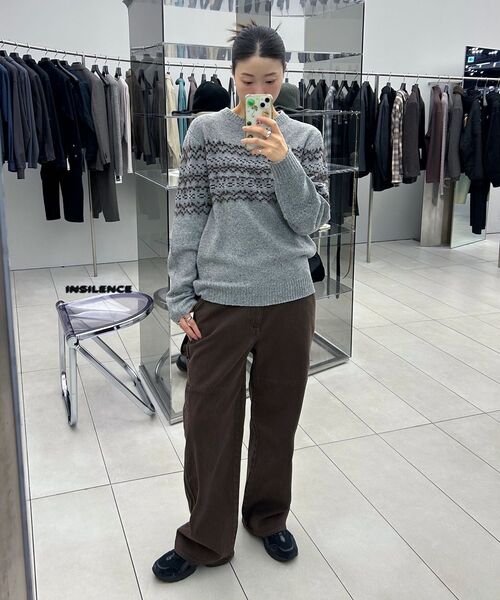 INSILENCE(インサイロンス)の「コードデニムワークパンツ ブラウン(デニムパンツ・レディース・その他・MEDIUM/LARGE/SMALL)」の11枚目の写真