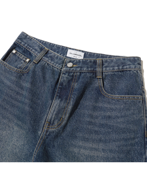 F.ILLUMINATE(フィルミネイト)の「ブラシドストレートデニムパンツ-インディゴ(デニムパンツ・レディース・その他・SMALL/MEDIUM/LARGE)」の6枚目の写真
