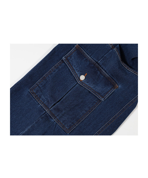 GUBIN（グビン）の「ラインパターンカーゴポケットデニムパンツ（デニムパンツ・レディース・その他・LARGE/MEDIUM）」の7枚目の写真
